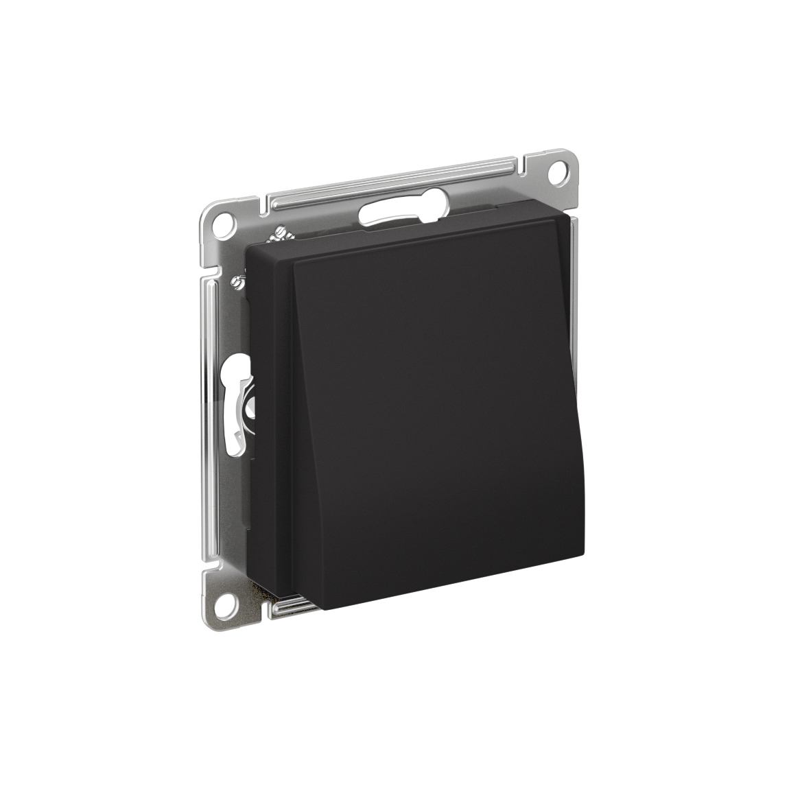 Вывод кабеля ATLASDESIGN механизм карбон Systeme Electric ATN001099