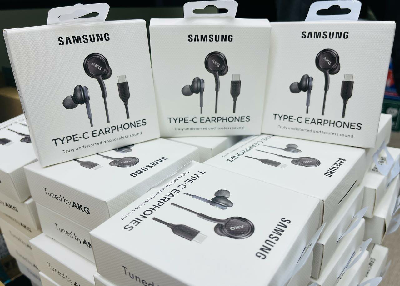 Наушники Samsung AKG Type-C Оригинал, Стерео Звук и Глубокий Бас