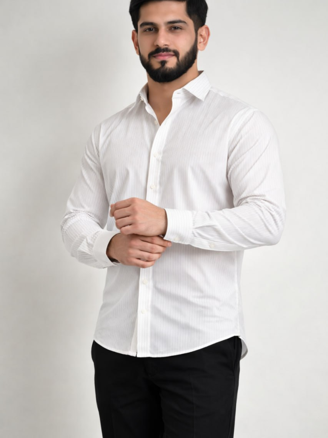 Рубашка  1, размер L, 000 белый — фото 1