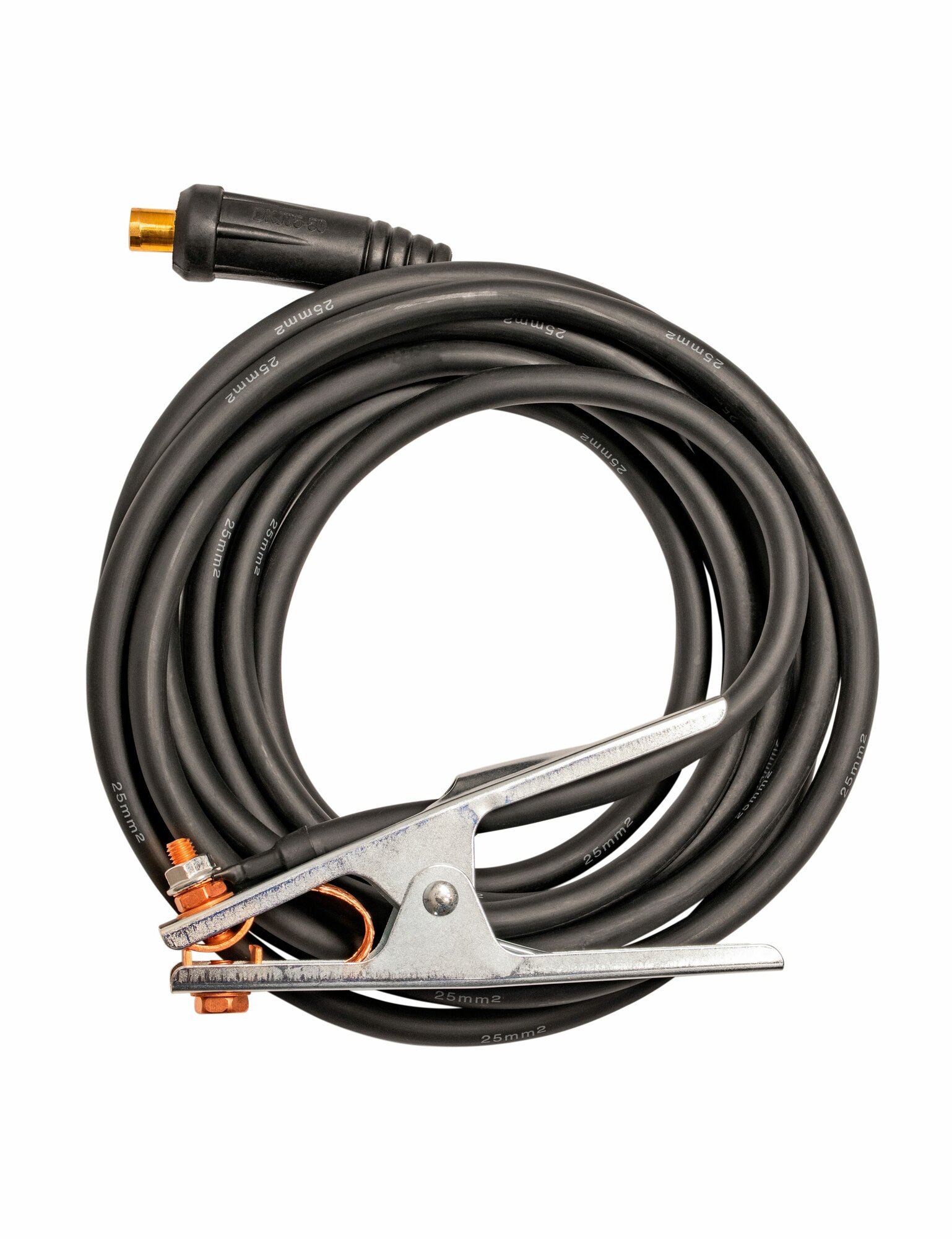 Зажим на массу 300А с кабелем КГ 1/25 медь 5м (Track 35-50 MMQ) Aurora