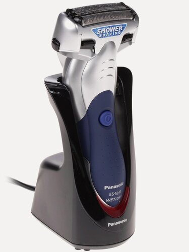 Изображение товара Электробритва Panasonic ES-SL41, сеточная, для влажного бритья, серебристо-синяя