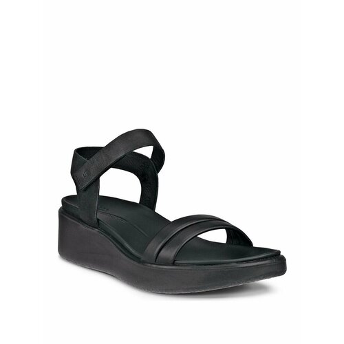 фото Босоножки ecco flowt wedge lx w, размер 38, черный
