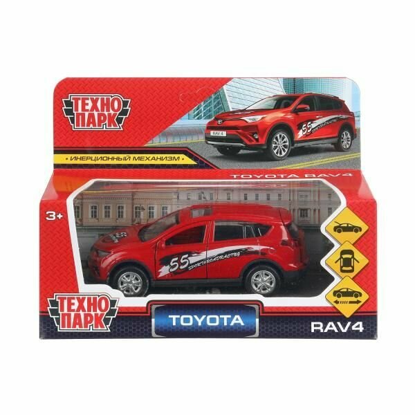 ТехноПарк Машинка Toyota Rav4 Спорт 12 см.