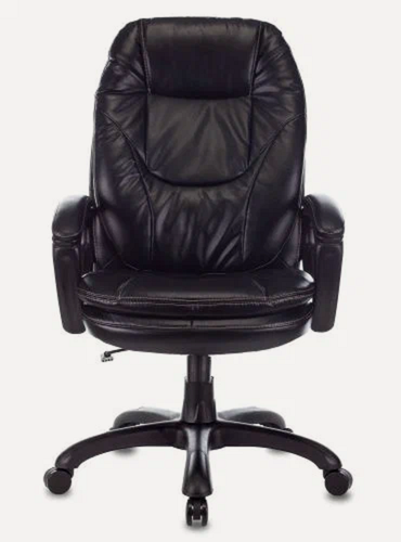 Изображение товара Кресло Бюрократ CH-868N руководителя, цвет черный Leather Venge Black искусственная кожа, крестовина пластик