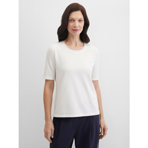 фото Футболка gerry weber, размер 36, белый, бежевый