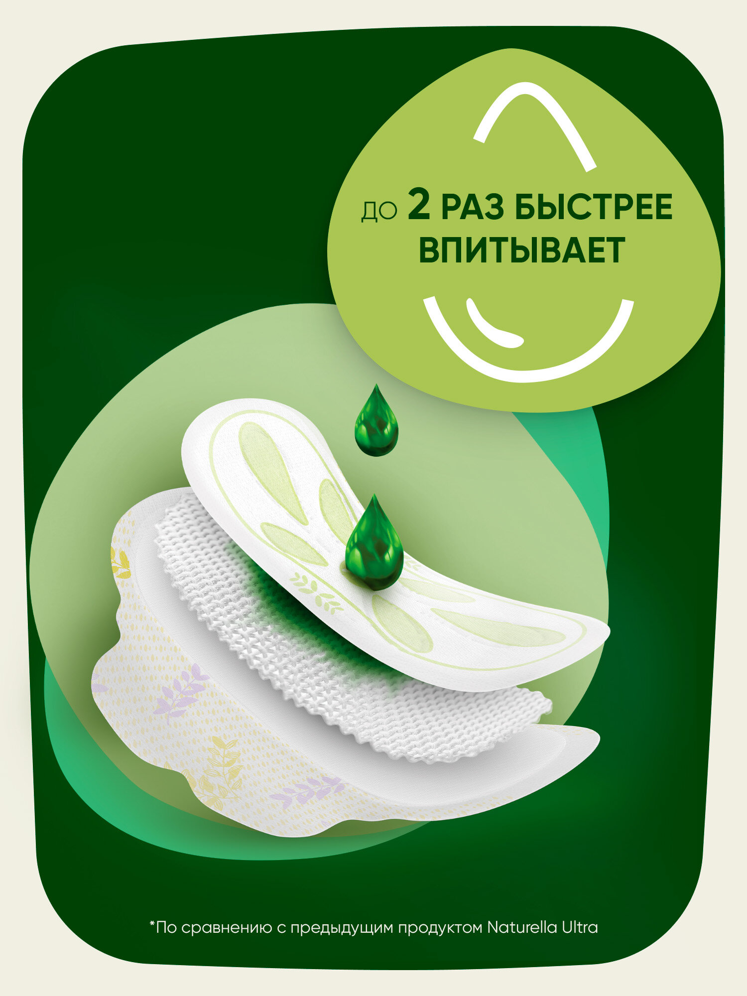 Женские гигиенические ароматизированные прокладки Naturella Ultra Night с ароматом ромашки Single, 7 шт.,  — фото 1