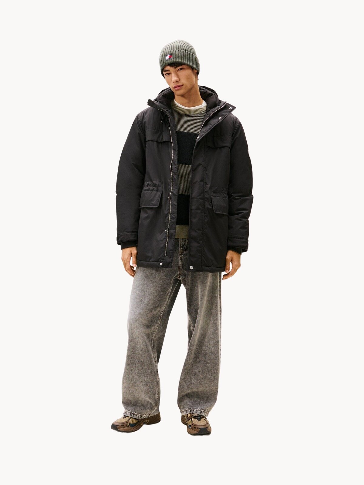 Парка Tommy Jeans, размер L, черный