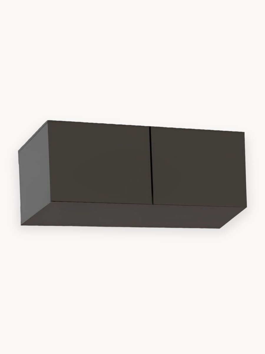 Антресоль HomeGrad Boston 80, ЛДСП, графит, высота 40см, ширина 80см