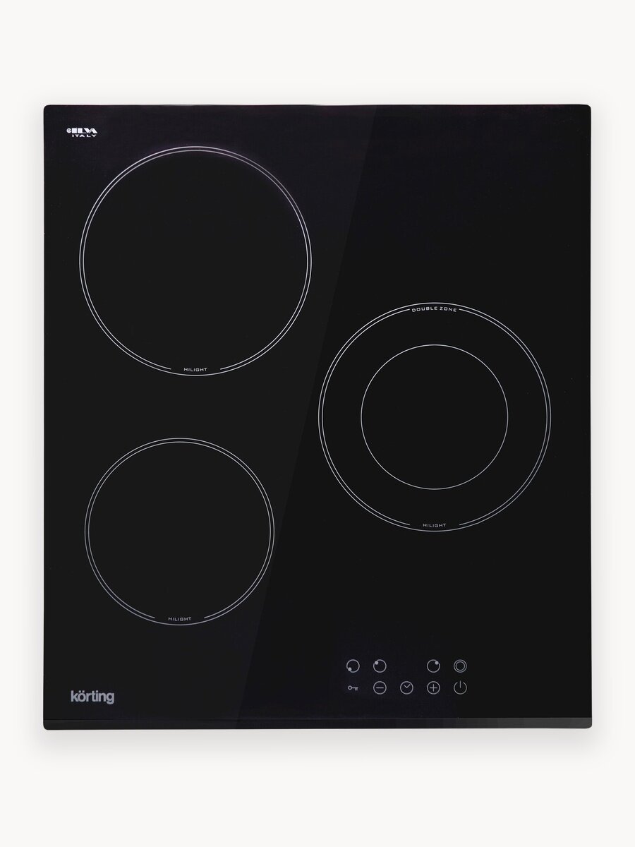 Встраиваемая электрическая панель KORTING HK 42034 B, официальная гарантия