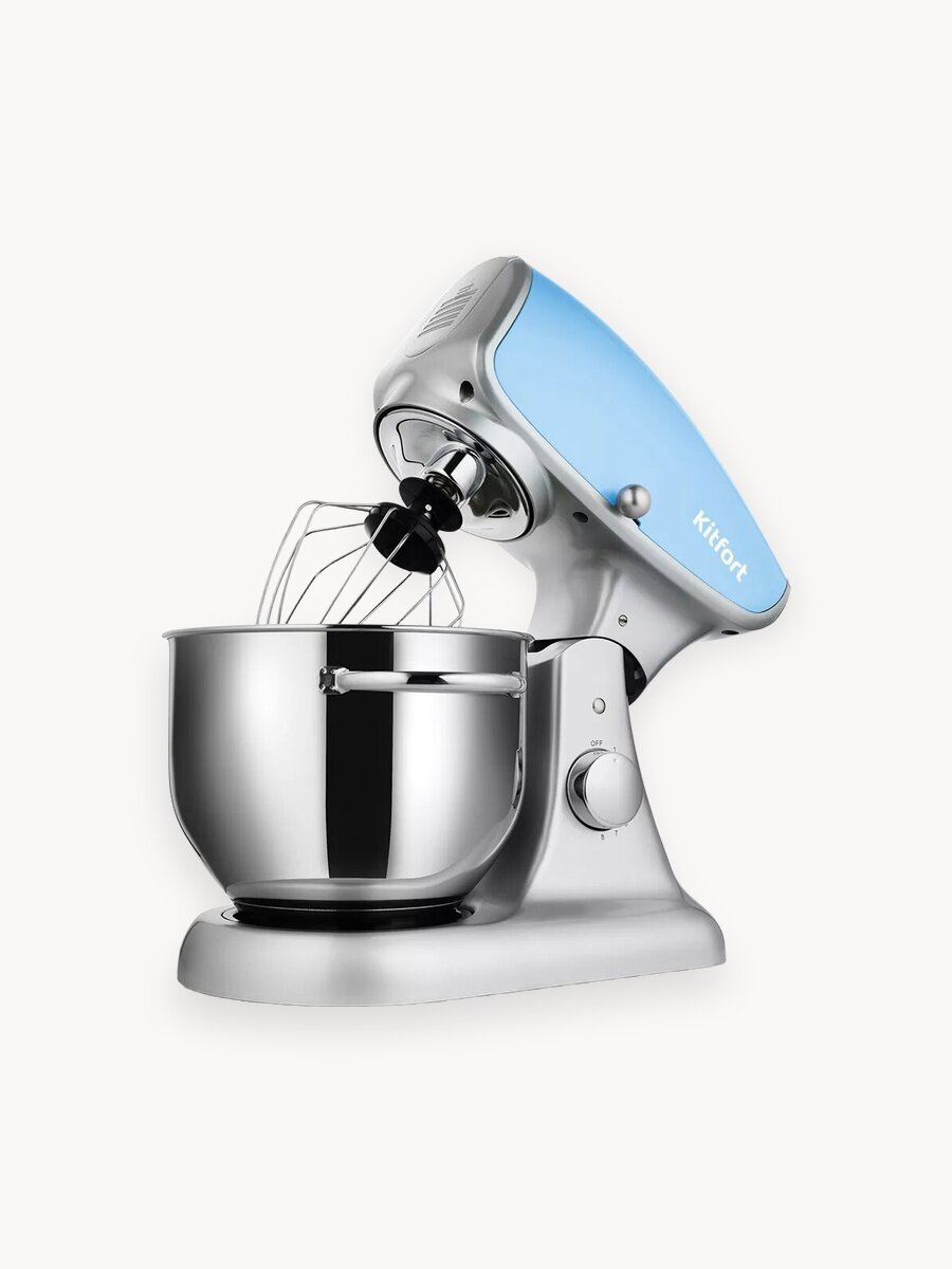 Планетарный миксер Kitfort КТ-1336-1 голубой