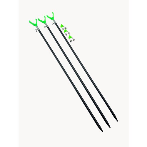 Подставка для удочки алюминиевая телескопическая длина 60-150 см острые ножки 880₽