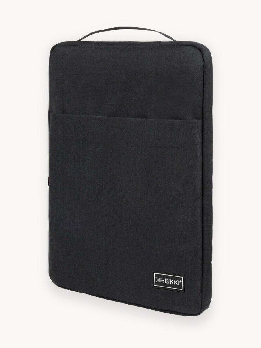 Чехол для ноутбука Heikki Option Max 15,6' (хейки), с ручкой и карманом, черный, 39х27х3 см, 272602