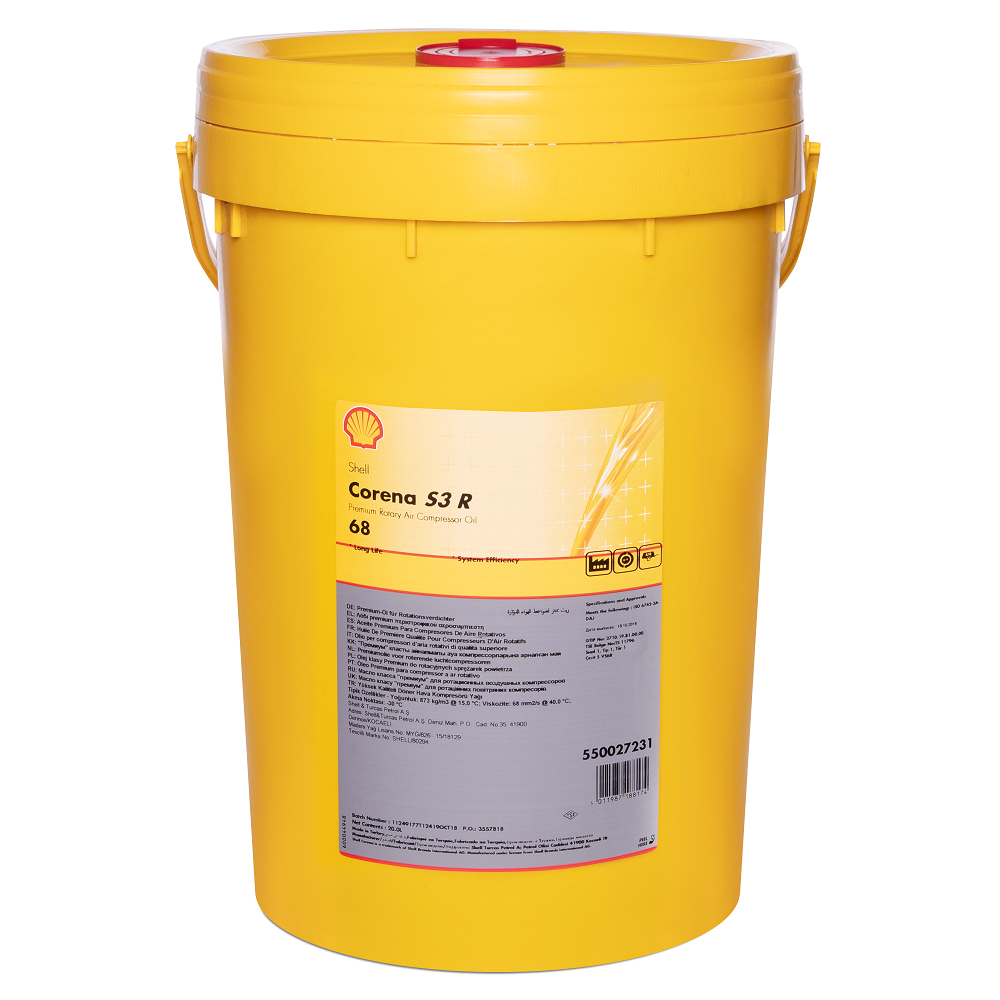Компрессорное Масло Shell Corena S3 R 68 20Л