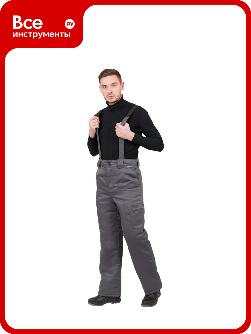 Зимние брюки Эксперт Спецодежда Прим серые р.64-66 рост 170-176 6446000062756