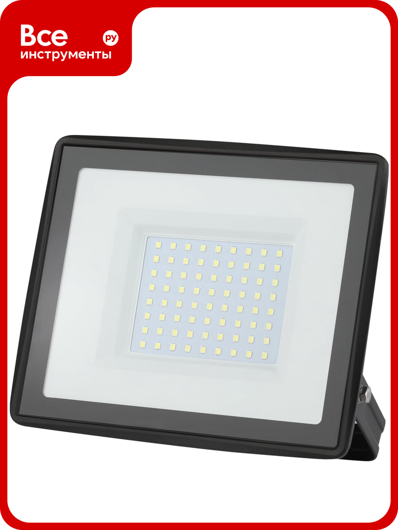 Светодиодный уличный прожектор ЭРА LPR023065K100 100Вт 6500K 8000Лм 185х176х37 Б0052026