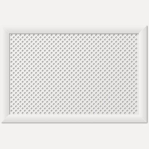 Изображение товара Экран для радиатора ТМ Стильный Дом 90х60см, Глория белый