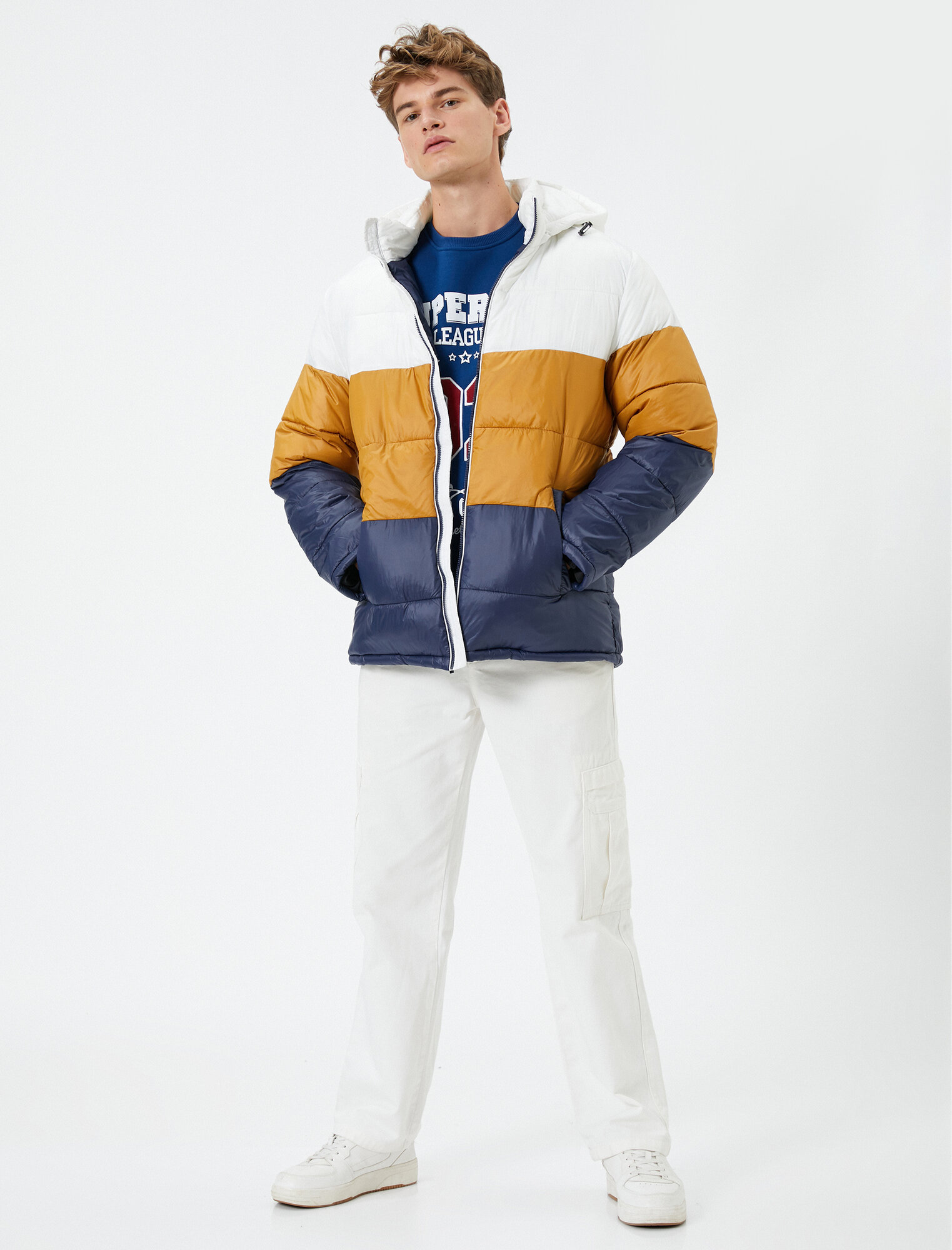 Куртка KOTON, размер L, белый — фото 1