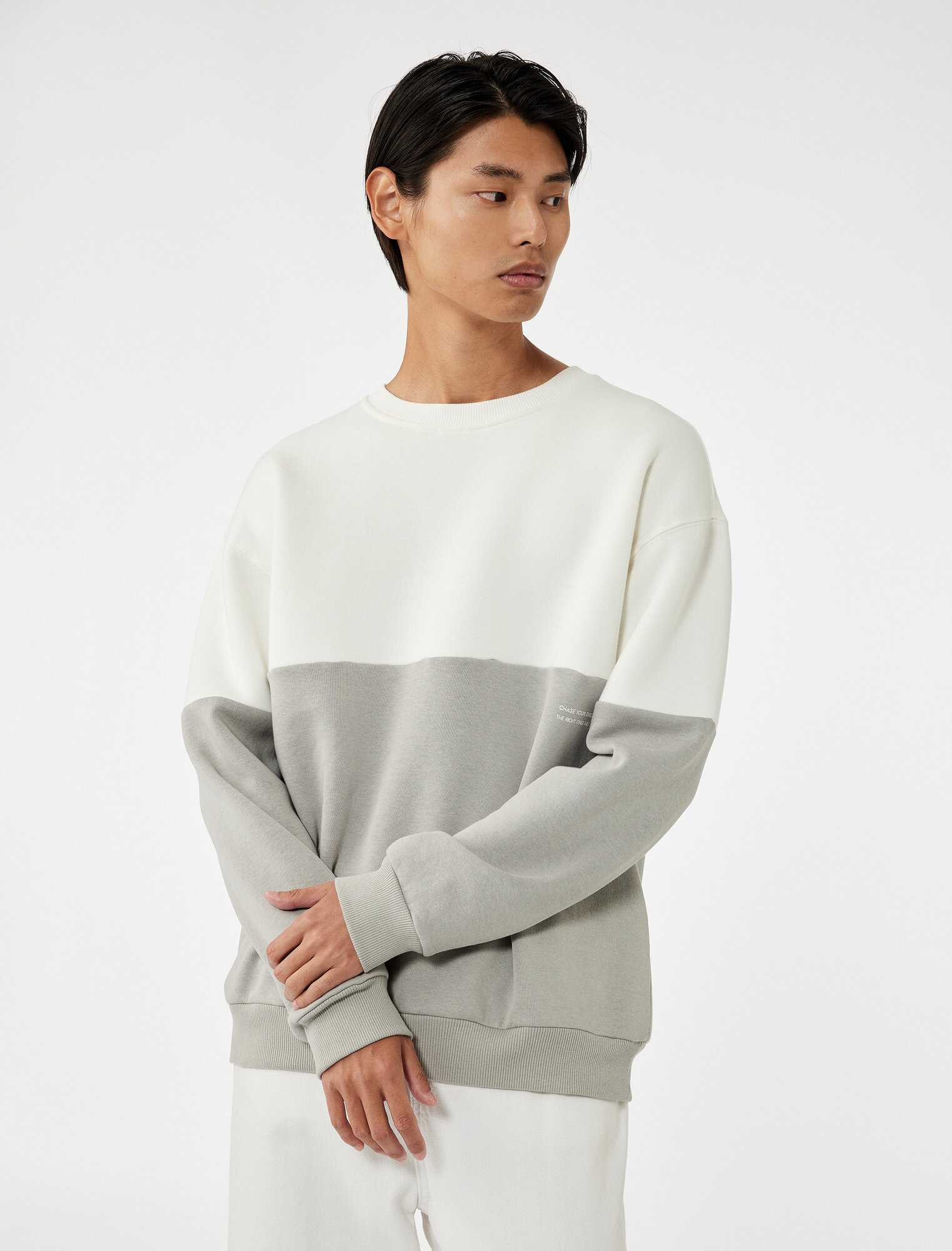 Свитшот KOTON, размер XL, , экрю — фото 1