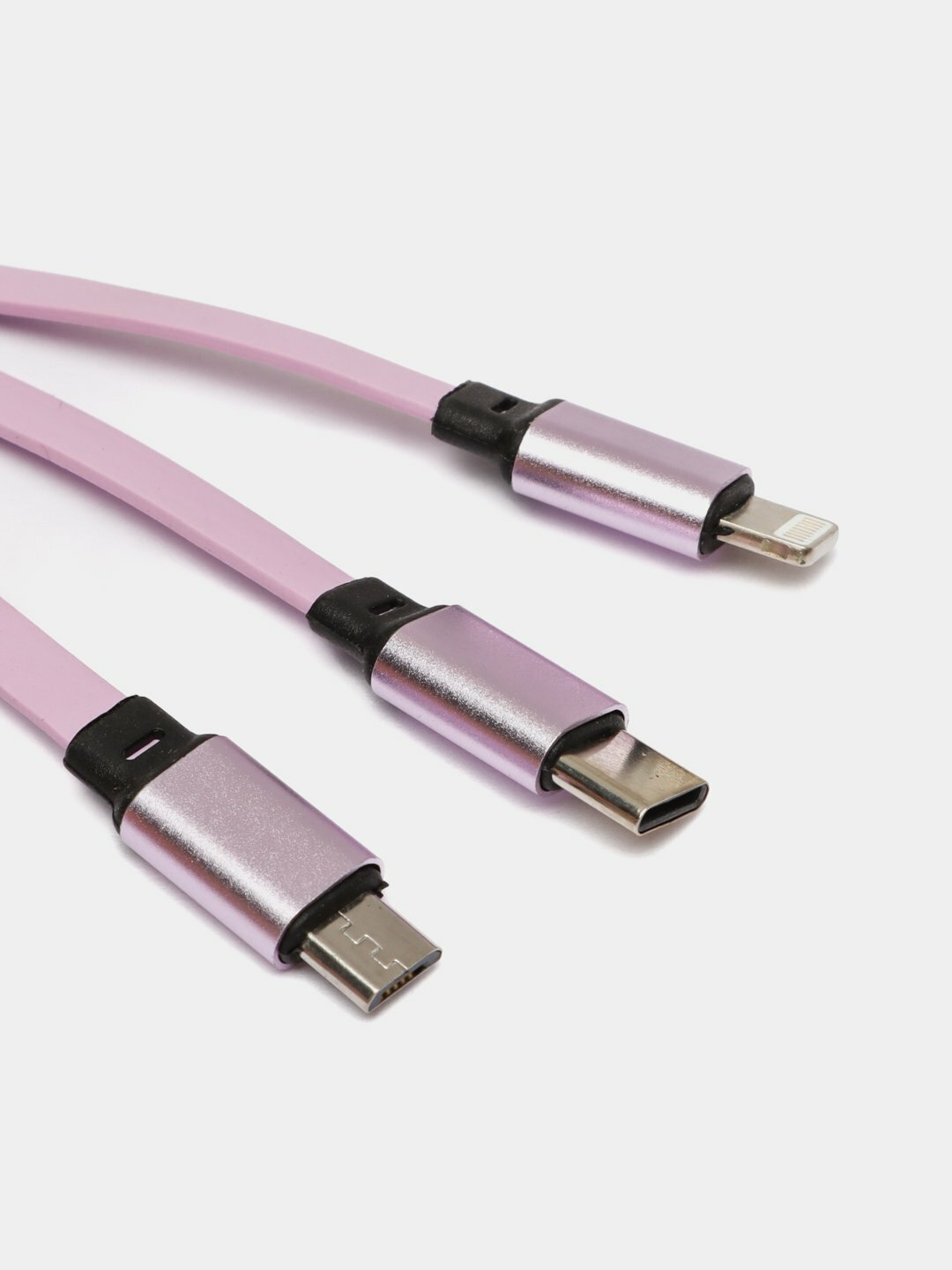 Необычные кабели быстрой зарядки RULETKA UNIVERSAL 3 в 1 Type-C/Micro/Apple Для тех кому надоели белые или чёрные кабели