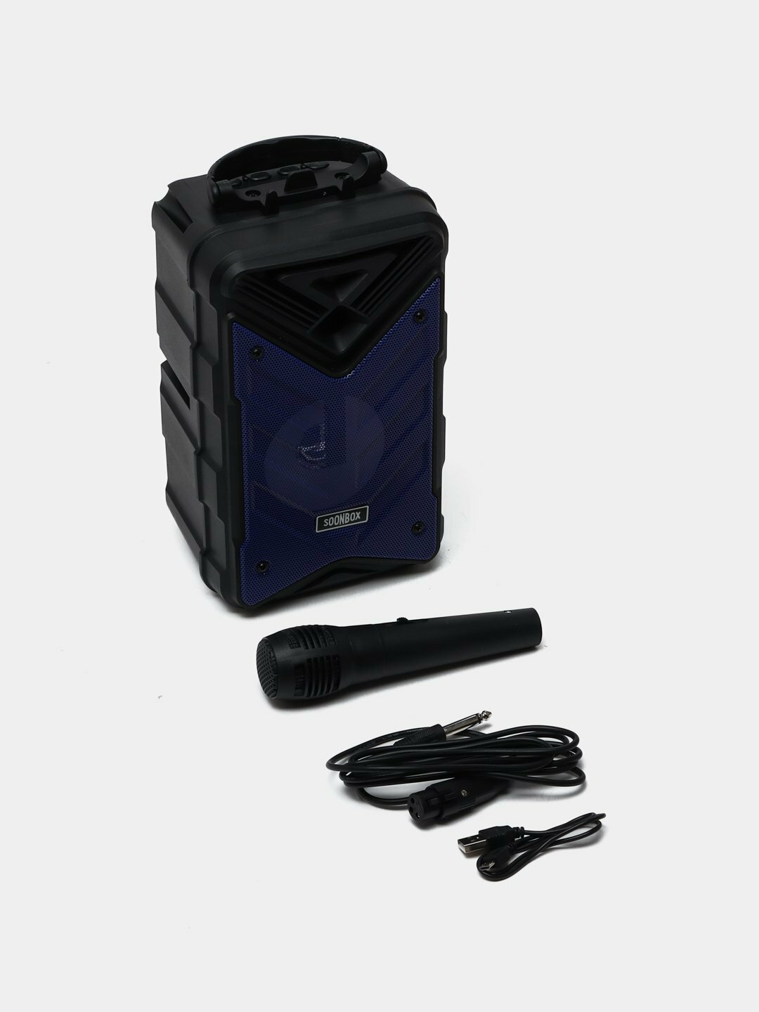 Колонка для караоке "SoonBox S7", Bluetooth, световые эффекты, FM-радио — фото 1