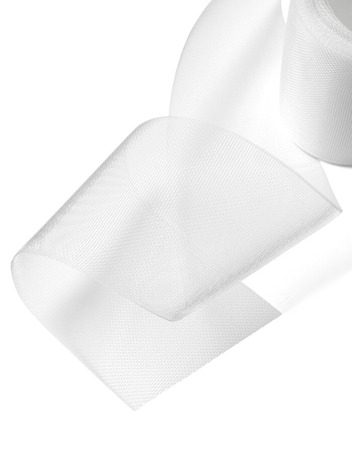 Лента шторная 9 см 10 м±0.5 цвет белый