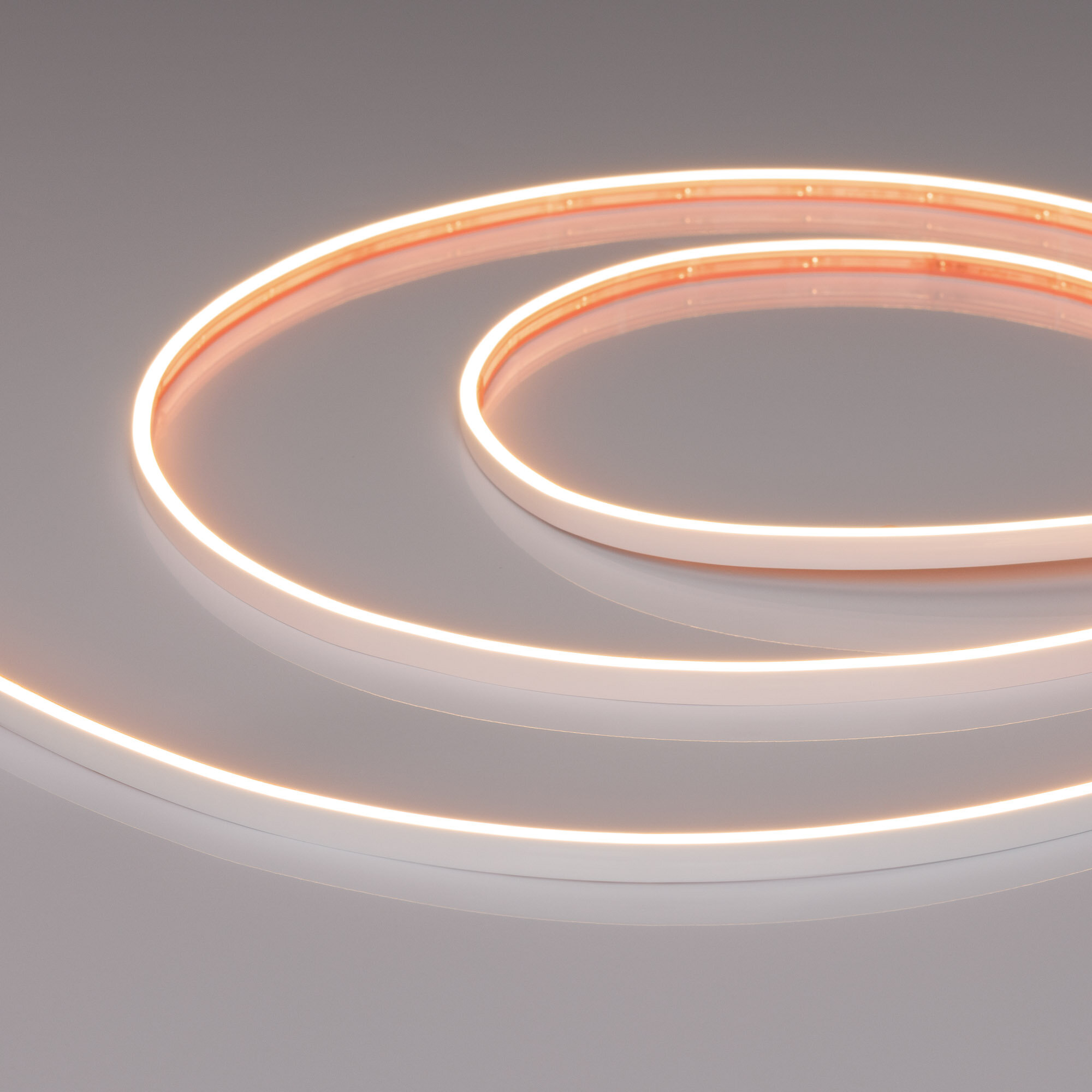Светодиодная Лента герметичная VELA-M240-2.5x6mm 24V Warm3000 (5 W/m IP65 5m) (Arlight узкая) 053268
