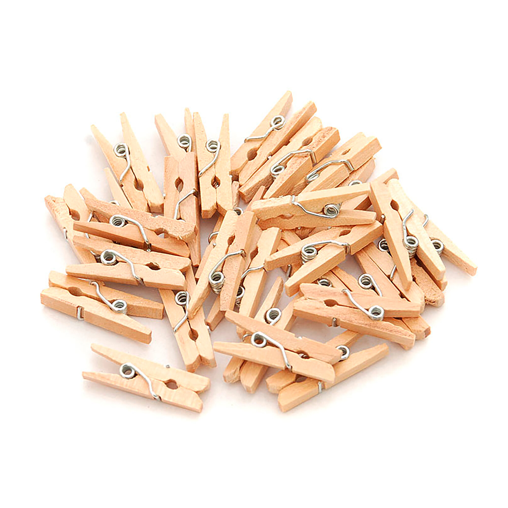 Белоснежка 856-DB Прищепки декоративные 30 шт. нат. дерево Для декора и оформления скрапбукинга