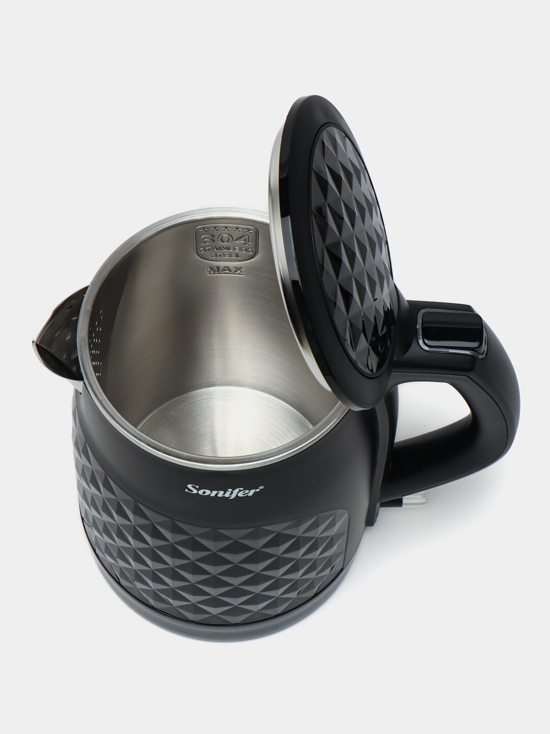 Чайник Sonifer SF-2025-1, металл/пластик, 1.8 л, блокировка без воды — фото 1