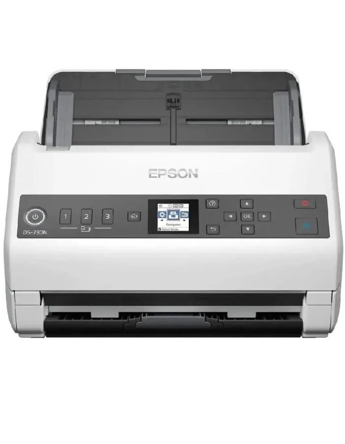Сканер Epson WorkForce DS-730N, A4, устройство автоподачи, USB 2.0, LED-источник света