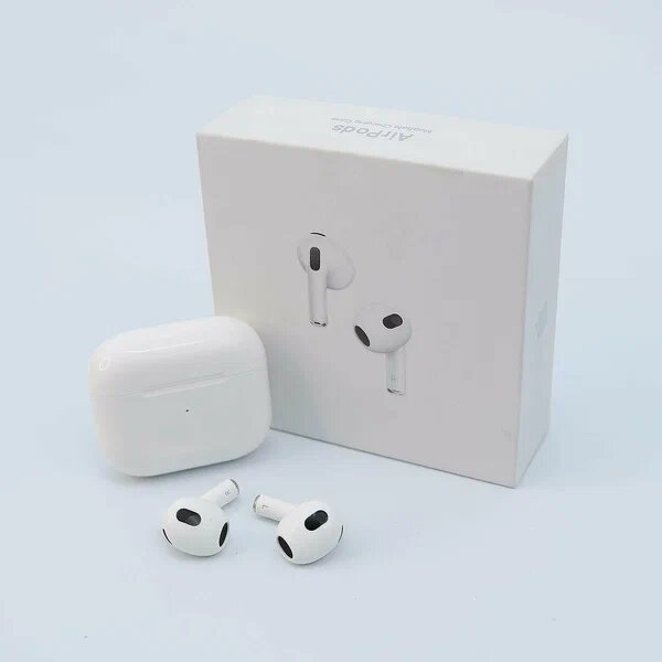 Наушники AirPods 3rd Generation MagSafe, беспроводные, сенсорное управление, белые