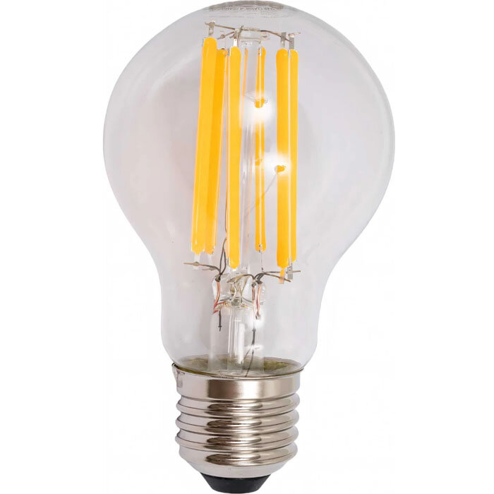 Лампа OSRAM LED Star E27 A60 11Вт филаментная светодиодная LED 1521 лм эквивалент 150Вт тёплый свет 2700К