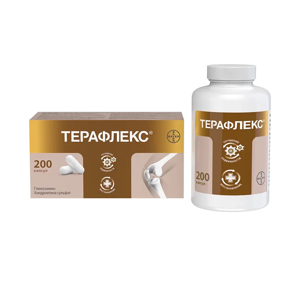 Терафлекс капсулы 500 мг+400 мг 200 шт