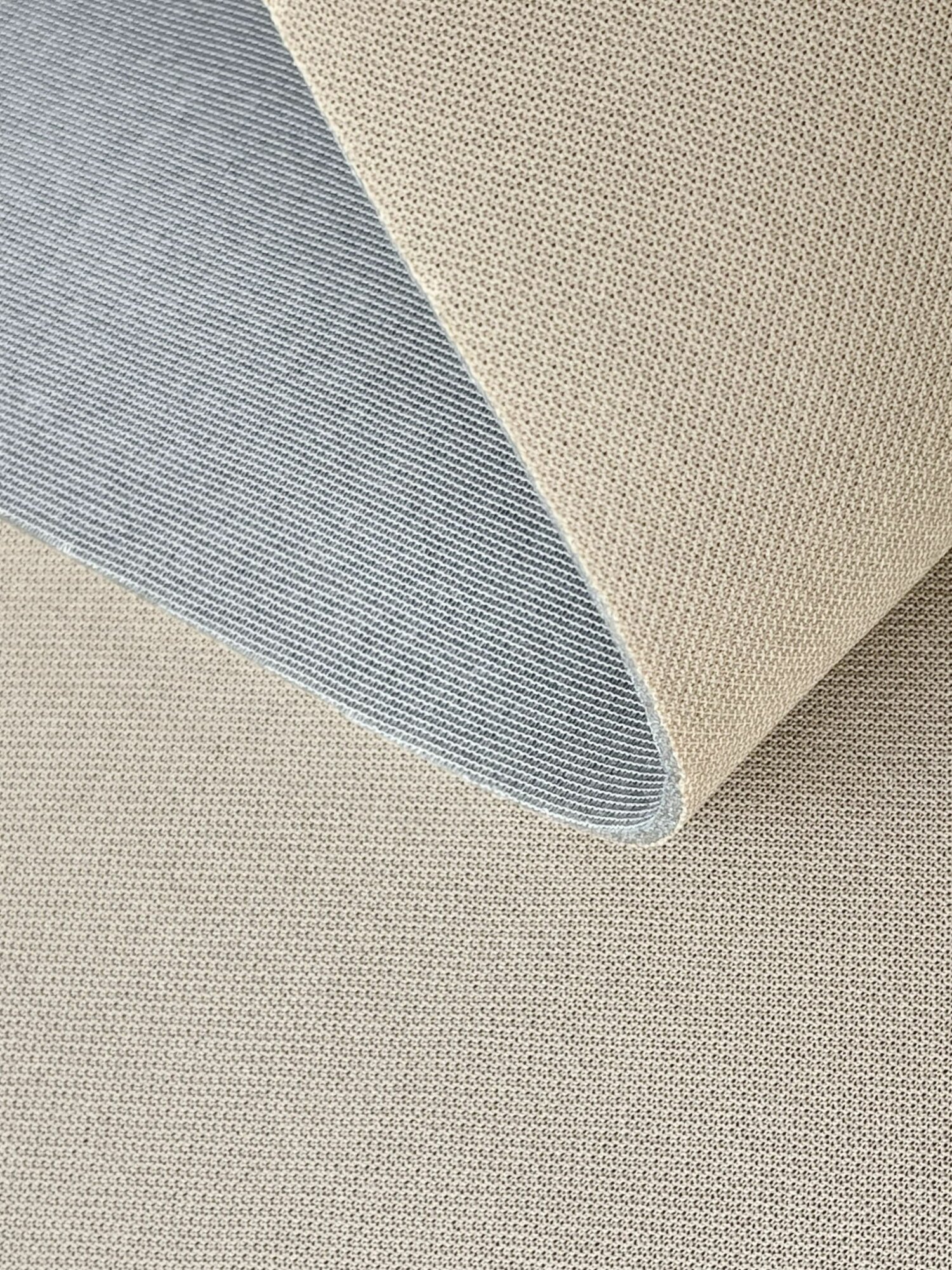 Потолочная ткань на поролоне с сеткой 3мм 17х2м цвет Бежевый