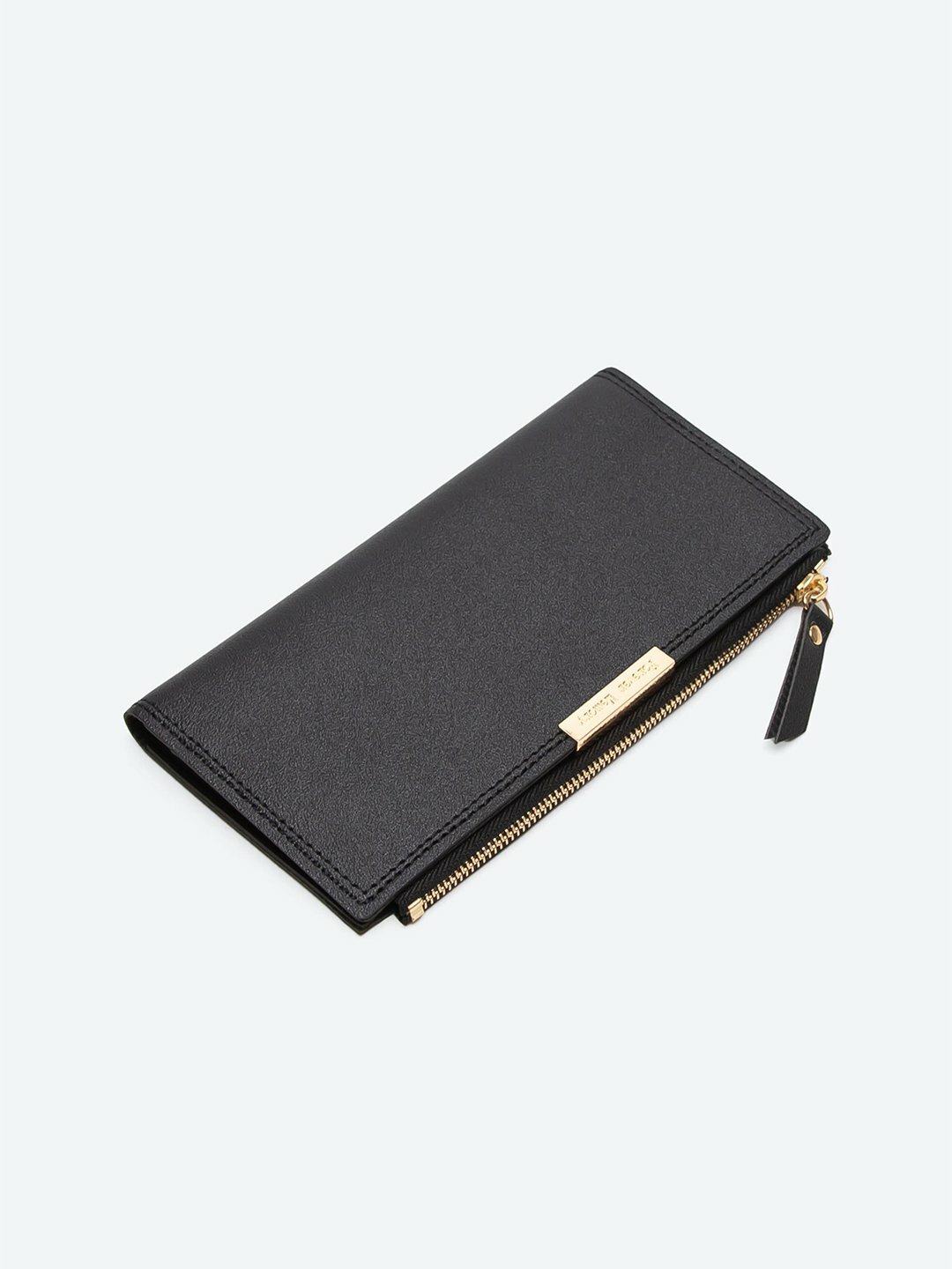 Кошелек , фактура зернистая, black — фото 1