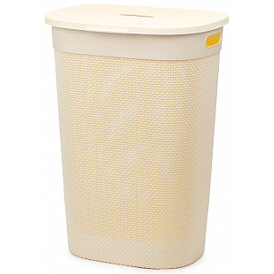 Корзина для белья Kis FILO 55 л пластик бежевый (6716000/0844)