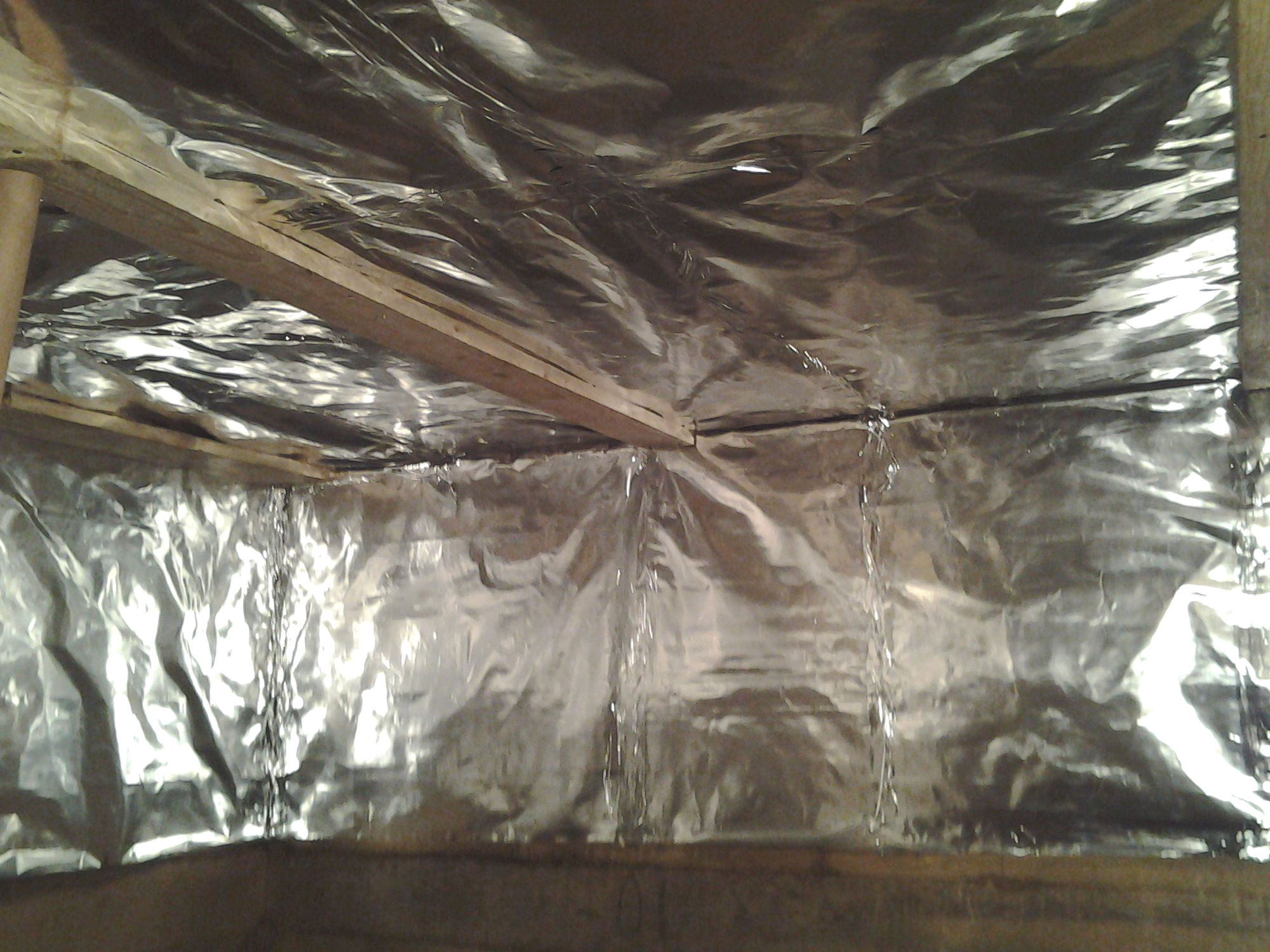 Фольга алюминиевая 80 мкм, рулон 12 кв. м, паронепроницаемая — фото 1