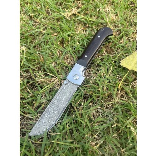 Нож складной восточный дамаск