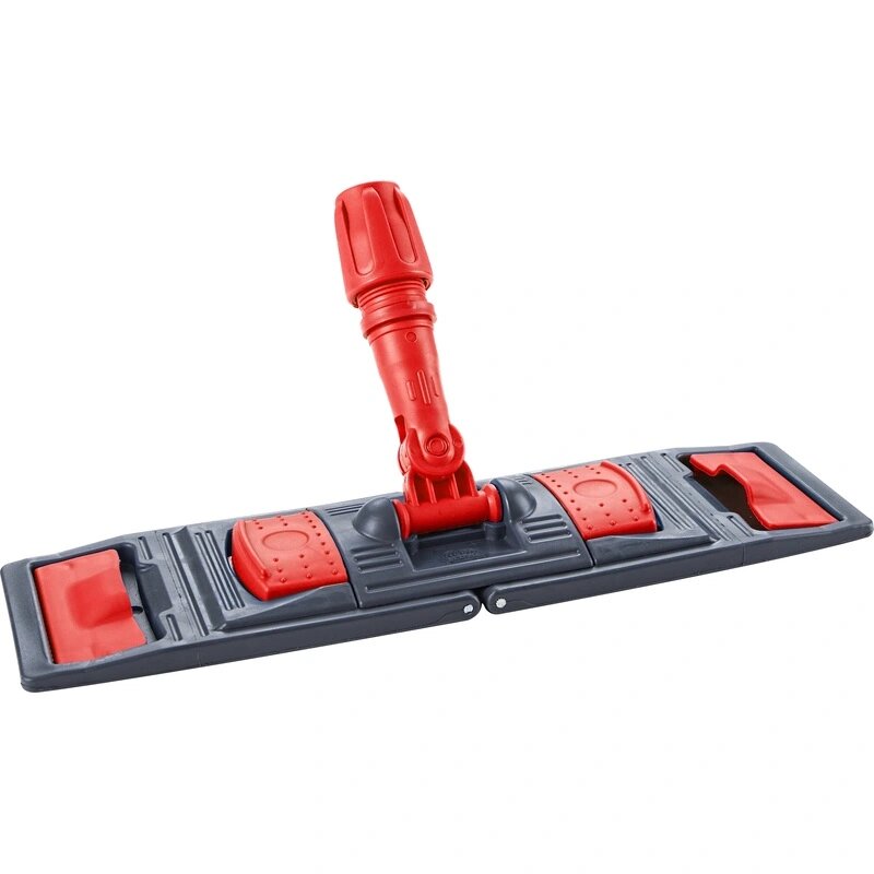 Держатель МОПа универс. пластик 40х11см т. серый/красный NPK195