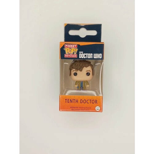 фото Брелок доктор кто из сериала doctor who 10th doctor keychain мини фигурка funko