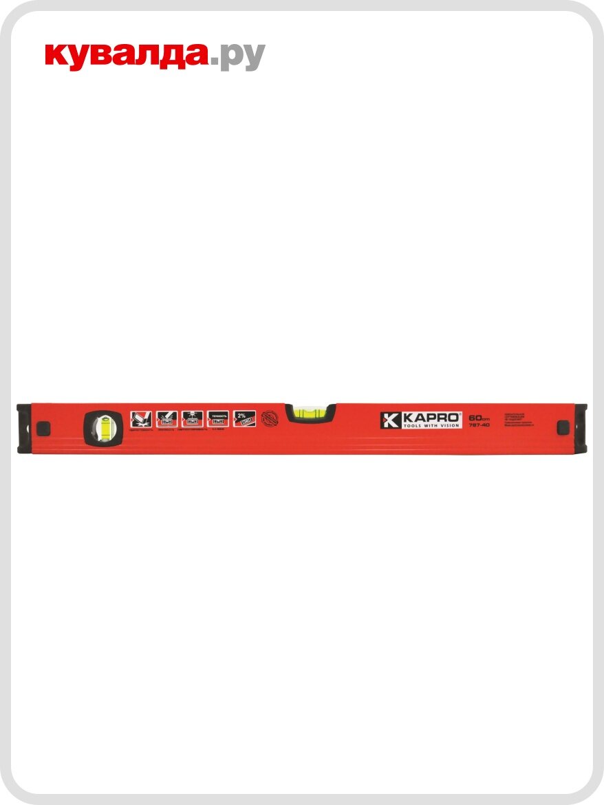 Уровень строительный KAPRO STREND PRO 787-40М 60 см магнитный