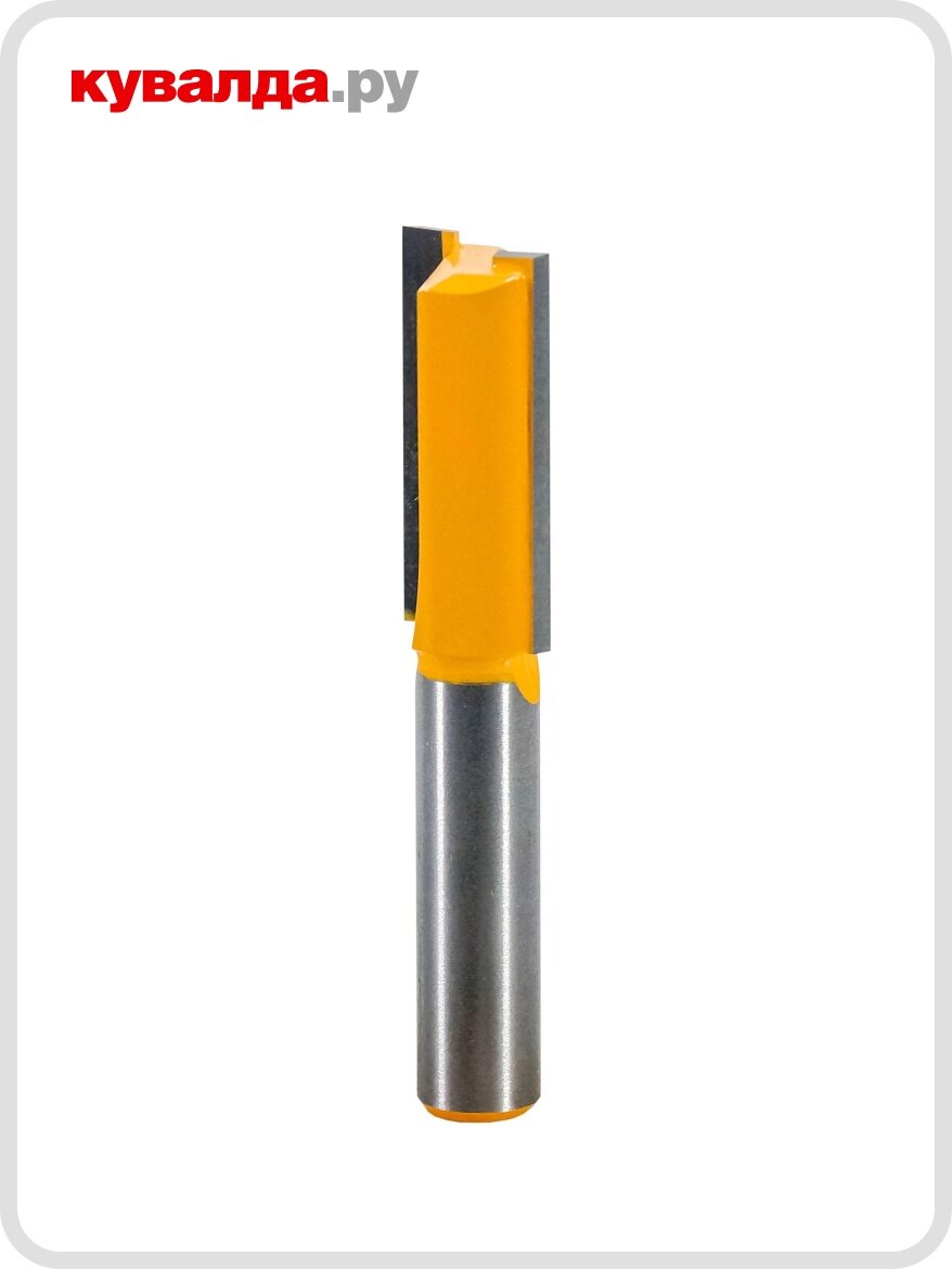 Фреза по дереву энкор ф12 х25мм хв. 8мм прямая