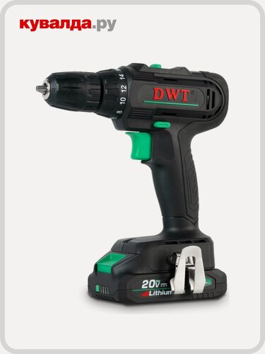 Изображение товара Дрель-шуруповерт аккумуляторная DWT ABSP-20 NF-2 BMC