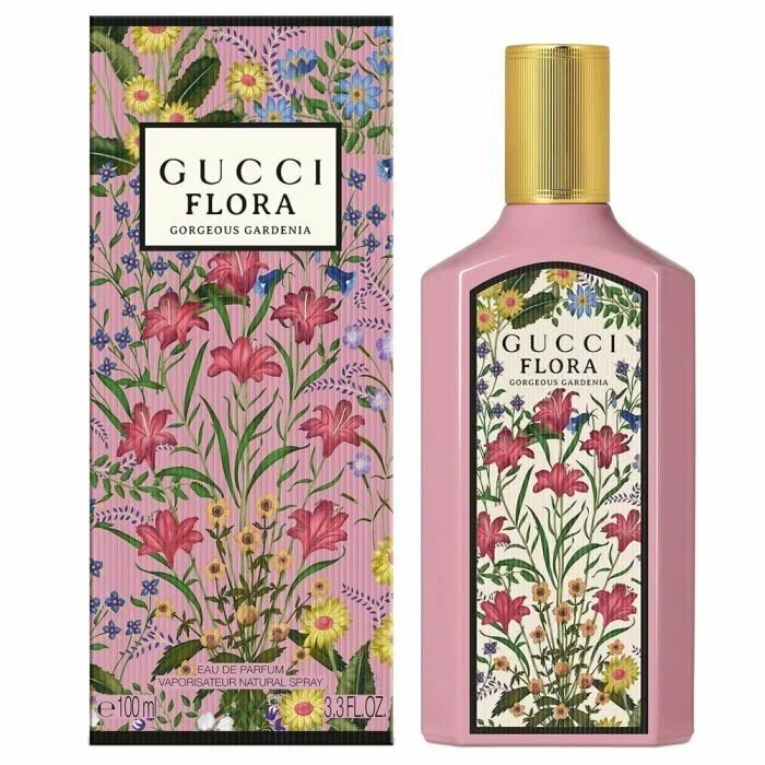 Парфюмерная вода Gucci " Gucci Flora Gorgeous Gardenia " — для женщин, 100 мл Турция