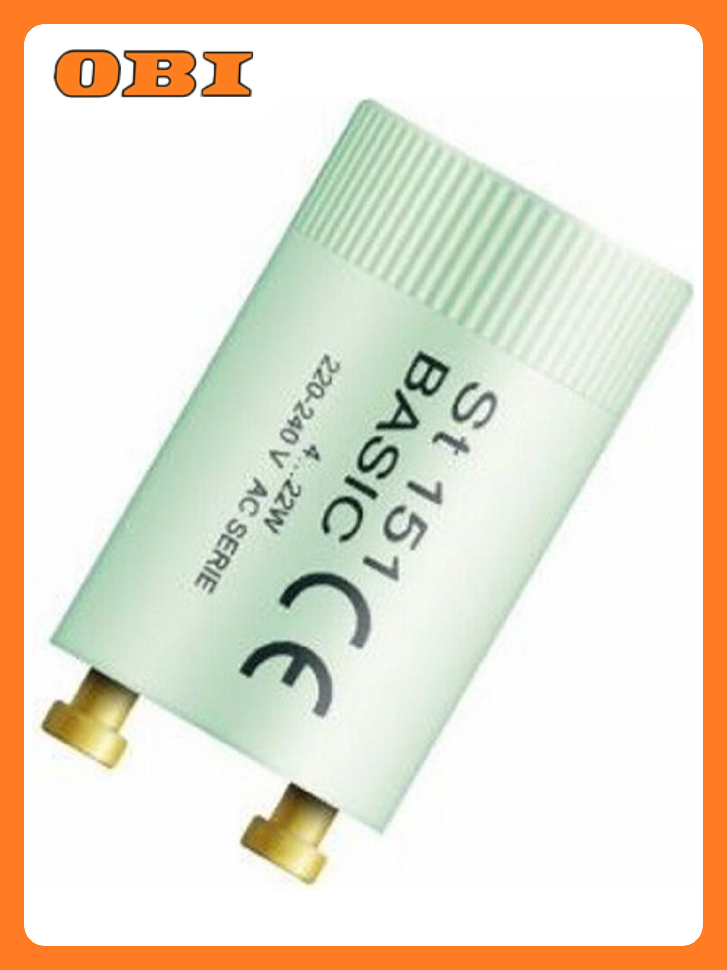 Стартер OSRAM 151 Basic для люминесцентных ламп пластиковый корпус 220-240 В