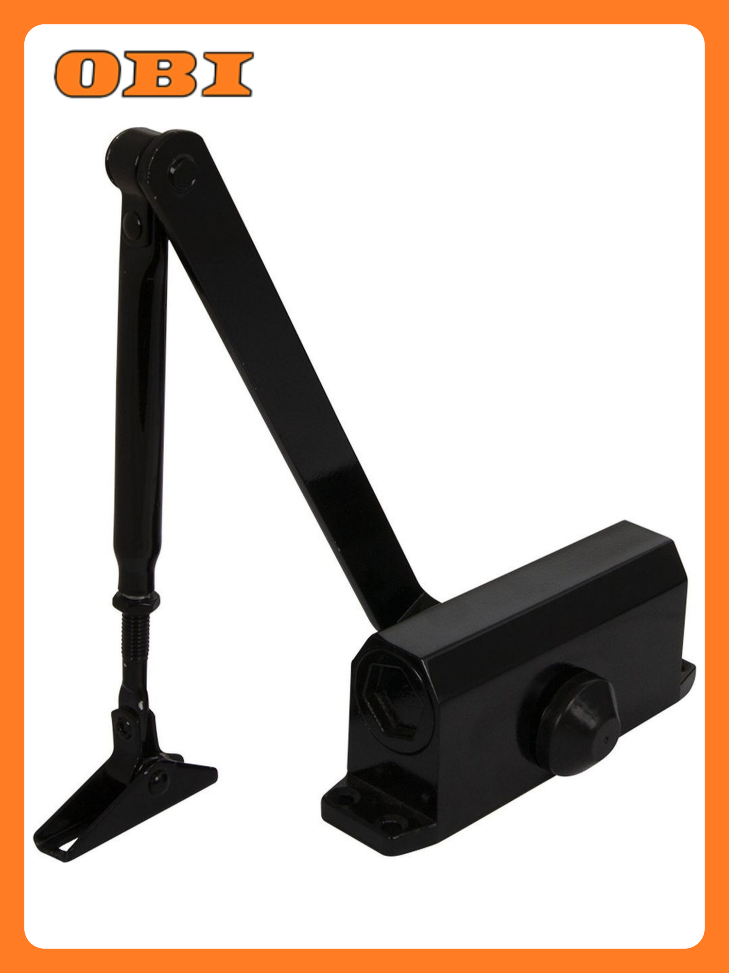 Доводчик Punto SD-2020 алюминий черный для дверей 25-45 кг