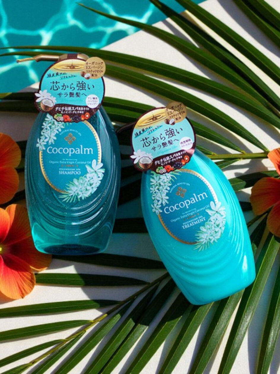 Шампунь и Кондиционер для волос Cocopalm Цветы Полинезии 480мл х 2шт