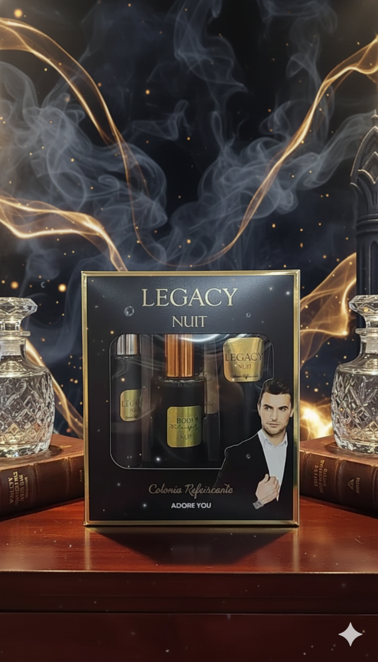 Legacy Nuit-эксклюзивный подарочный набор духов для мужчин (духи, спрей для тела, дезодорант)
