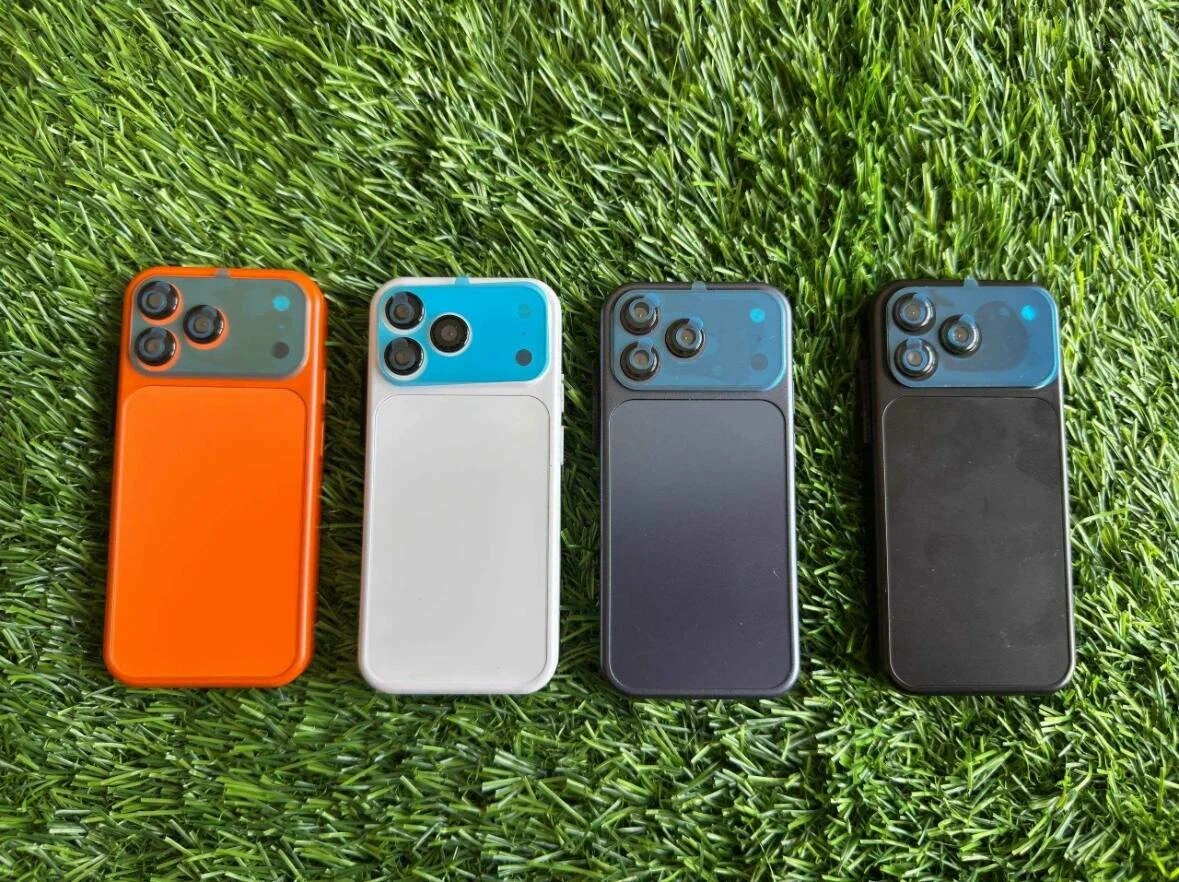 Смартфон Apple iPhone 17 Pro Max COPY MINI, 6GB/128GB, NFC, Wi-Fi, сканер барометр, голубой — фото 1