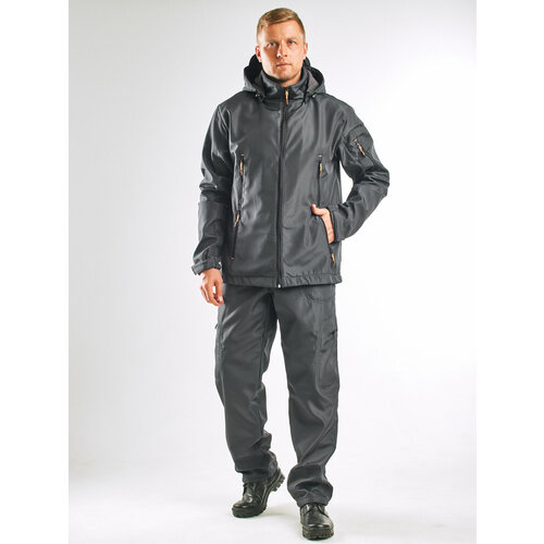 Восток-текс / костюм Вальд, полофлис, серый, 60-62/182-188