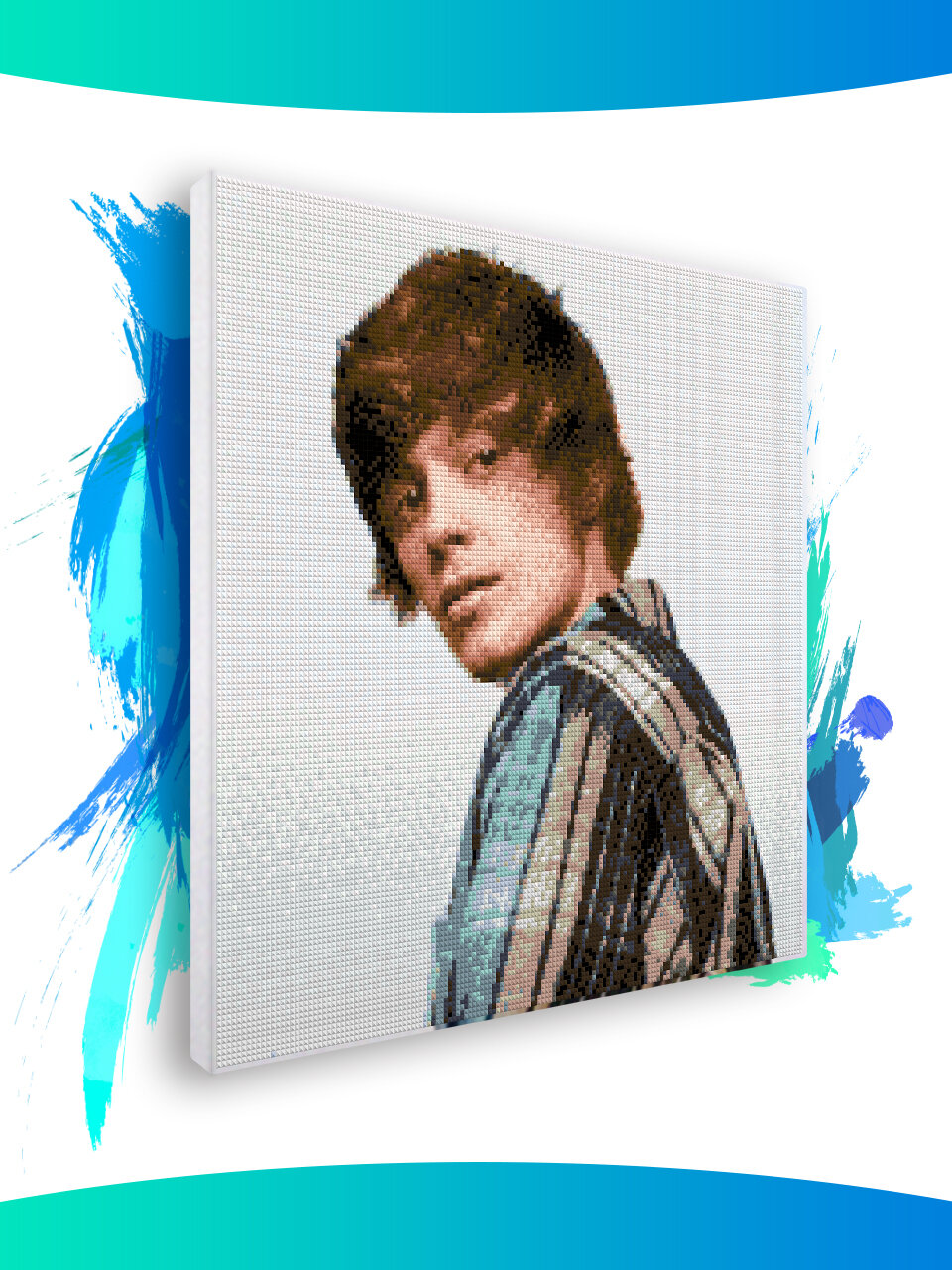 Алмазная мозаика на подрамнике - вышивка - OG Buda 40х40